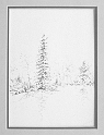On The Lake, 10x7 inches, graphite pencil, 2006